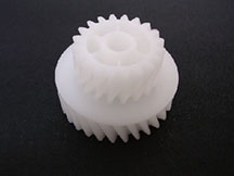 Helical composite gear